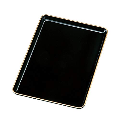 Amazon｜紀州漆器 切手盆 金縁付き (9寸(27cm), PC)｜儀礼用お盆
